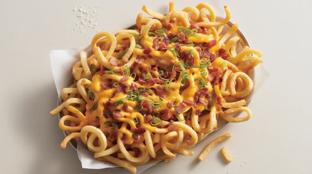 Made To Order Loaded Curly Fries Platter
